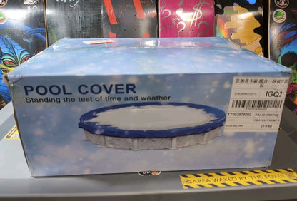 21ft Round Winter Pool Cover 500D Extra Thick Above Ground w Winch Cable