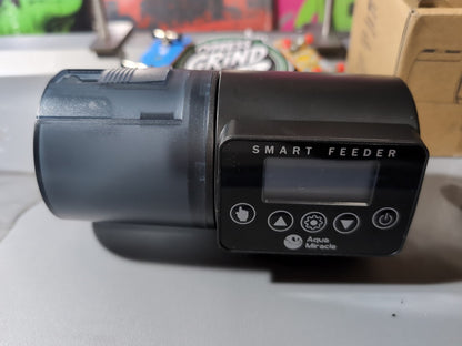 AquaMiracle Automatic Fish Feeder Programmable Timer Adjustable 200ml Drum