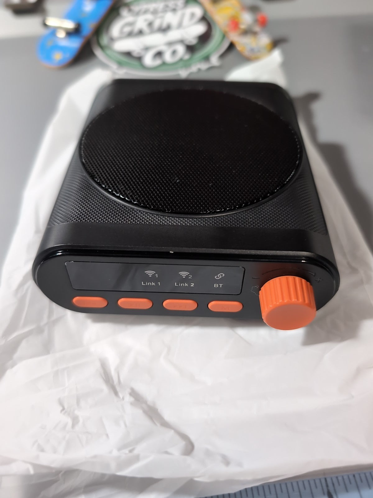 Wireless Voice Amplifier w/ 2 Magnetic Lavalier Mics Bluetooth PA Speaker