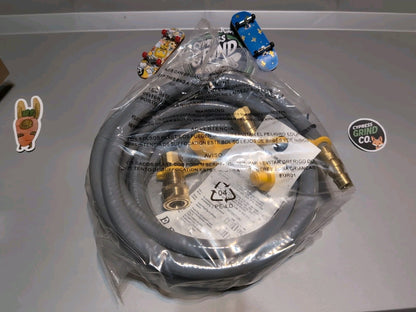 GASPRO 12ft Natural Gas Hose 3/8" ID Low Pressure Quick Connect NG Line