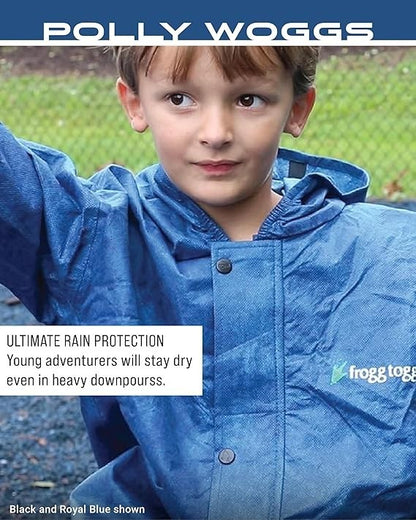 FROGG TOGGS Youth Polly Woggs Waterproof Rain Suit – Small Jacket & Pants
