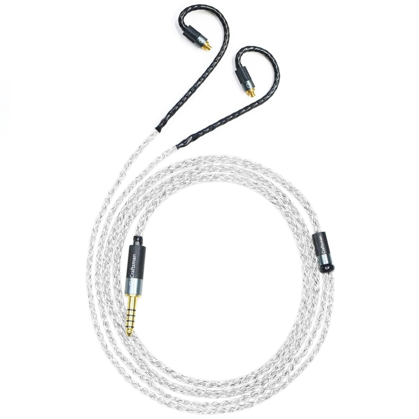 GUCraftsman 5N OFC Silver Plating+Graphene Mixed Braid Sennheiser IE900 3.5mm