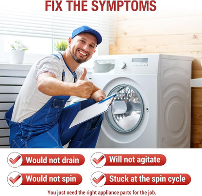 W10006355 Washer Shift Actuator Compatible with Whirlpool, Maytag, Kenmore Washi