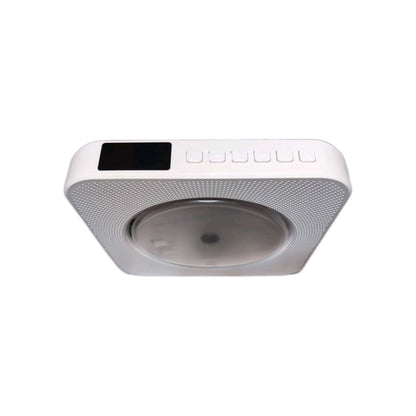 CD Player Portable Bluetooth Desktop for Home - FM Radio/USB/AUX - White - New