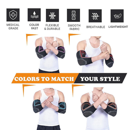 Doc Miller - Compression Elbow Brace - Small - Grey