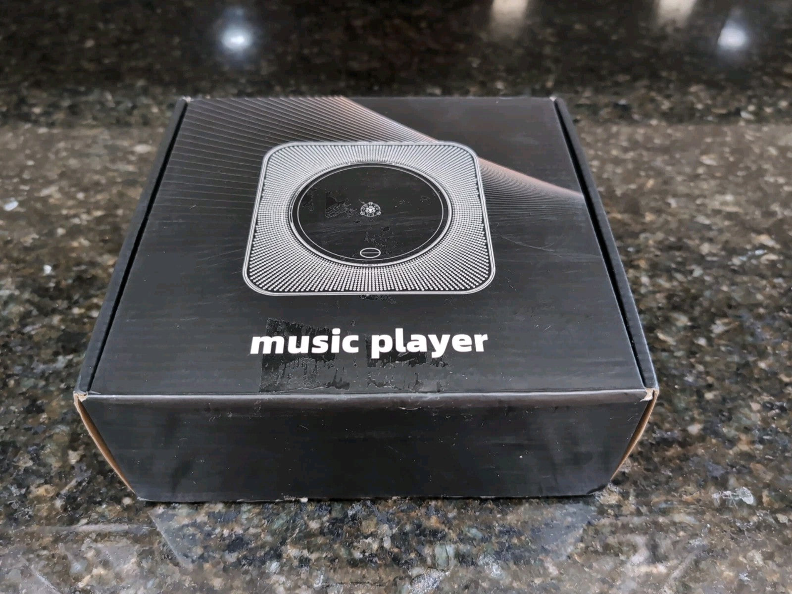CD Player Portable Bluetooth Desktop for Home - FM Radio/USB/AUX - White - New