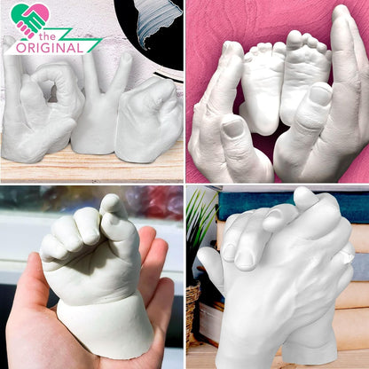 Luna Bean Alginate Molding Powder Refill 1lb Hand Casting Kit Non-Toxic White