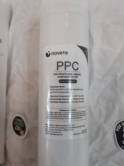 Novete Countertop Water Filtration Replacement Filter - PPC -  CRF0A-QS, CRF1A-Q