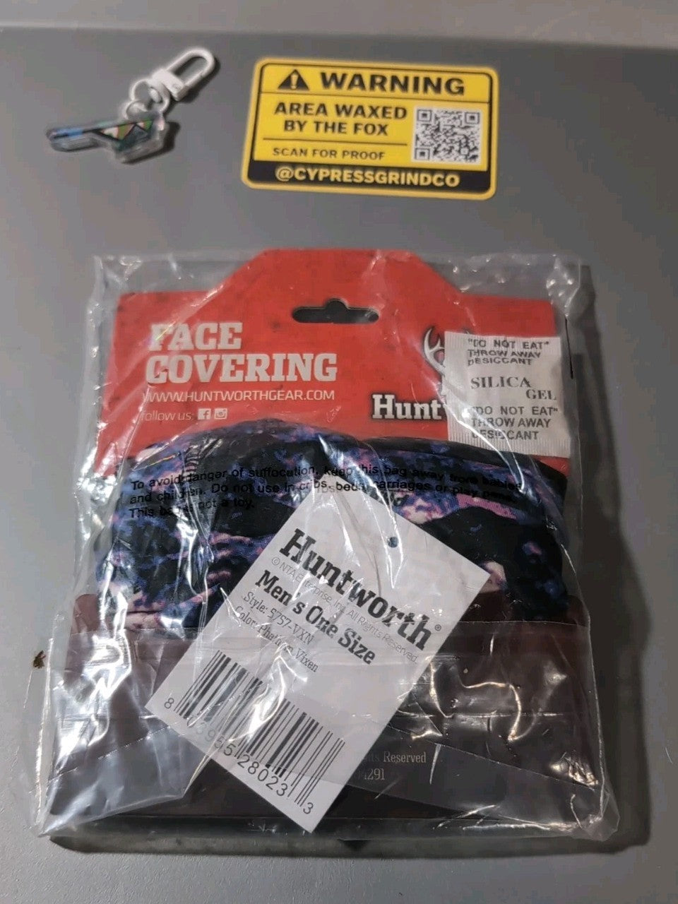 Huntworth Face Covering Gaiter Quick Dry Stretch Camo Phathom Vixen