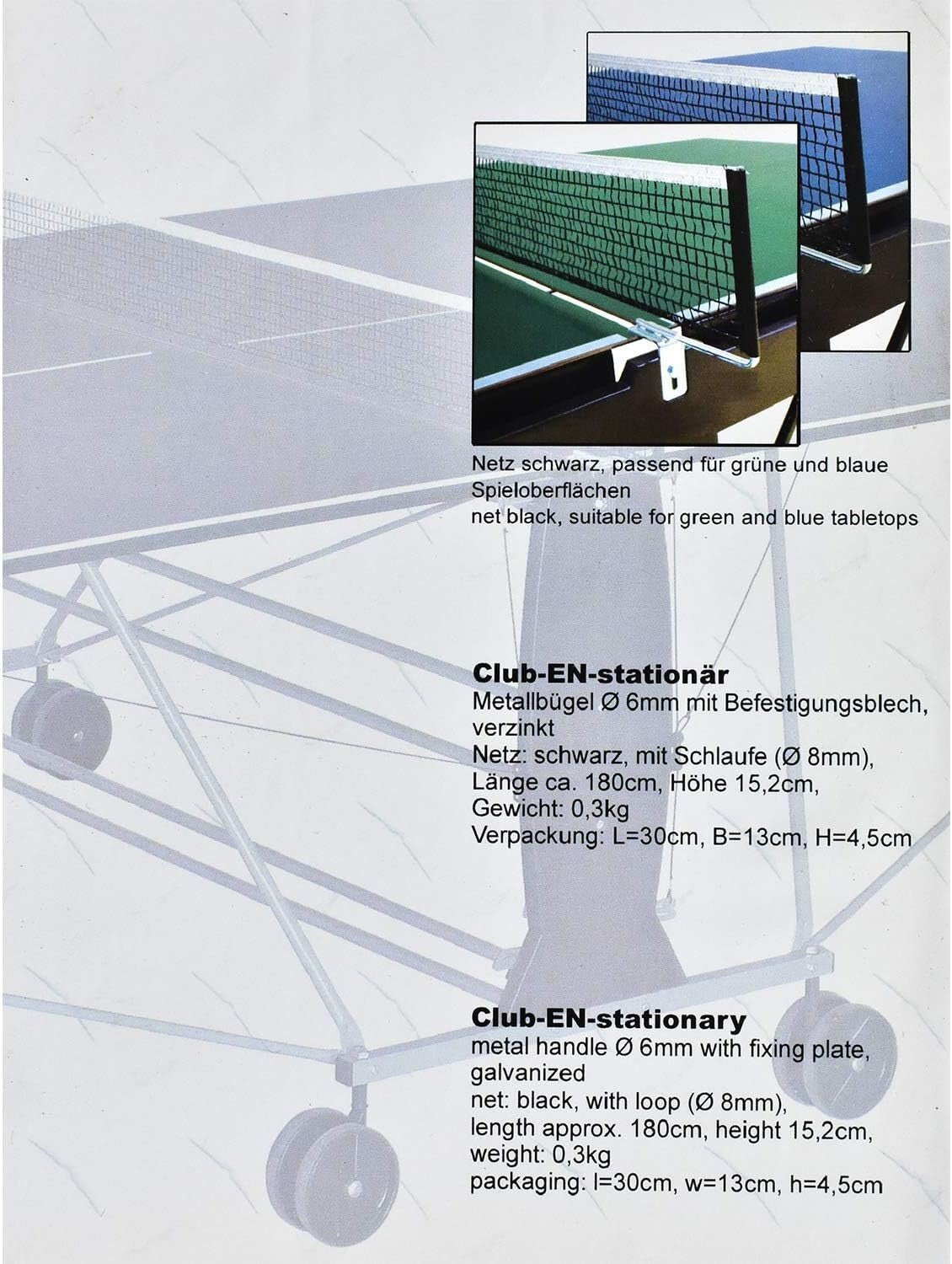 Butterfly Club Net Set – Net Set for Home and Outdoor Home Table Tennis Models