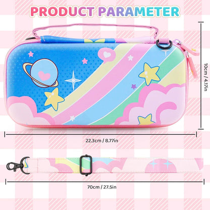 Pink Travel Carrying Case for Nintendo Switch Lite Cute Accessories NEW