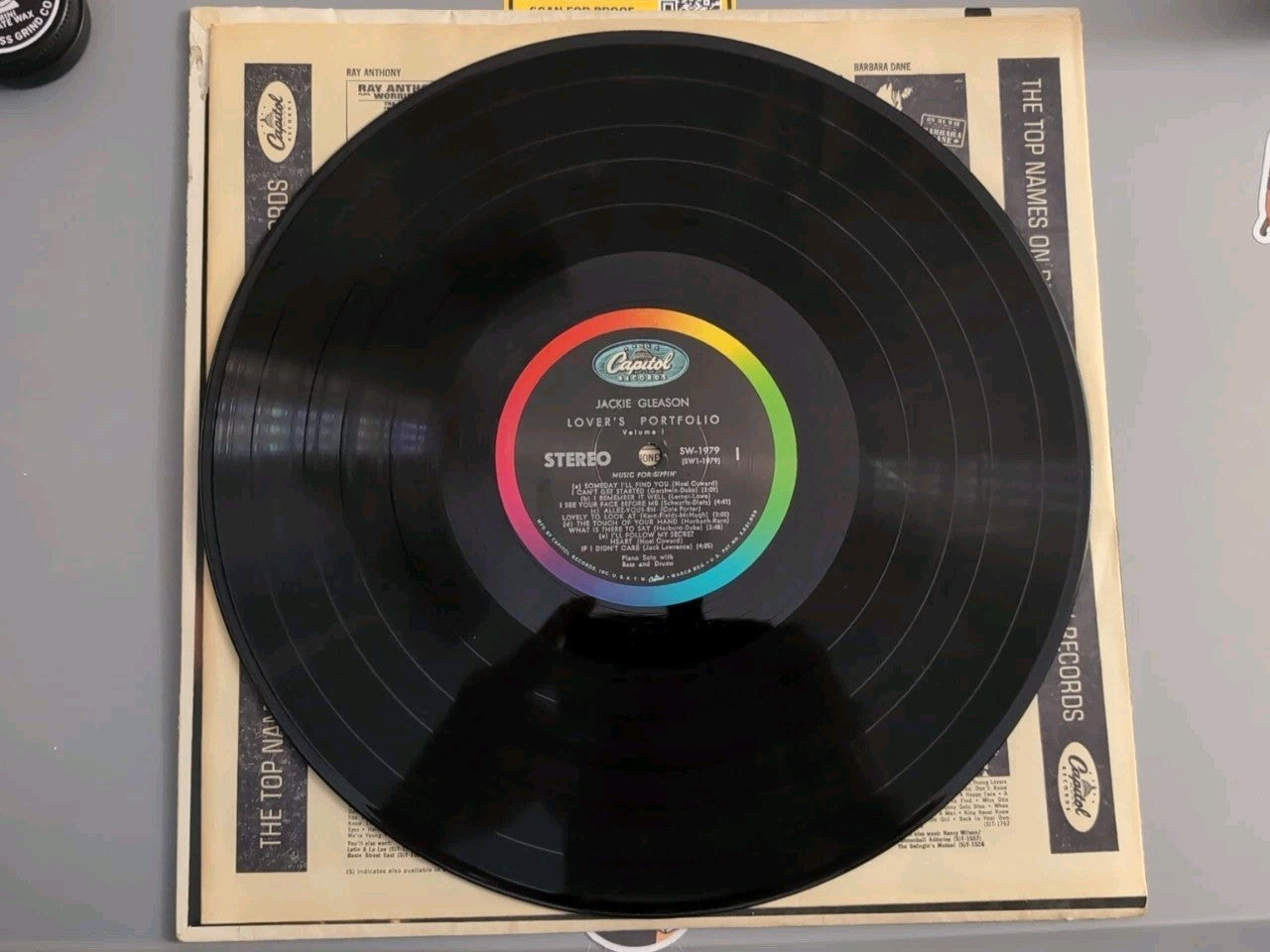 VINYL RECORD LP JACKIE GLEASON LOVER'S PORTFOLIO - VOL. 1 CAPITAL RECORDS SW1979