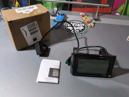 Electric Bike LCD Display Panel 5-Pin 24V/36V/48V Compatible JN Controller Light