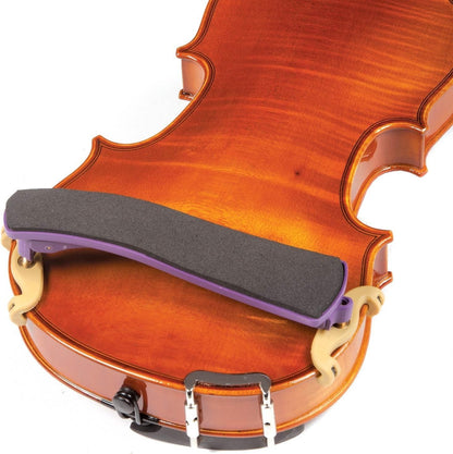 Kun Collapsible Mini Violin Shoulder Rest 1/16–1/4 Size – Purple – Open Box