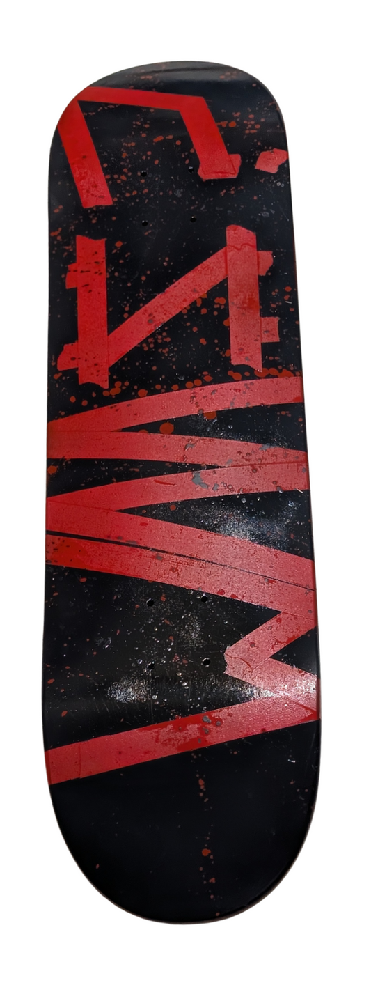 Wrong Money Skateboard Deck – 8.25" Medium Concave (WMS? Graphic) Strengthened
