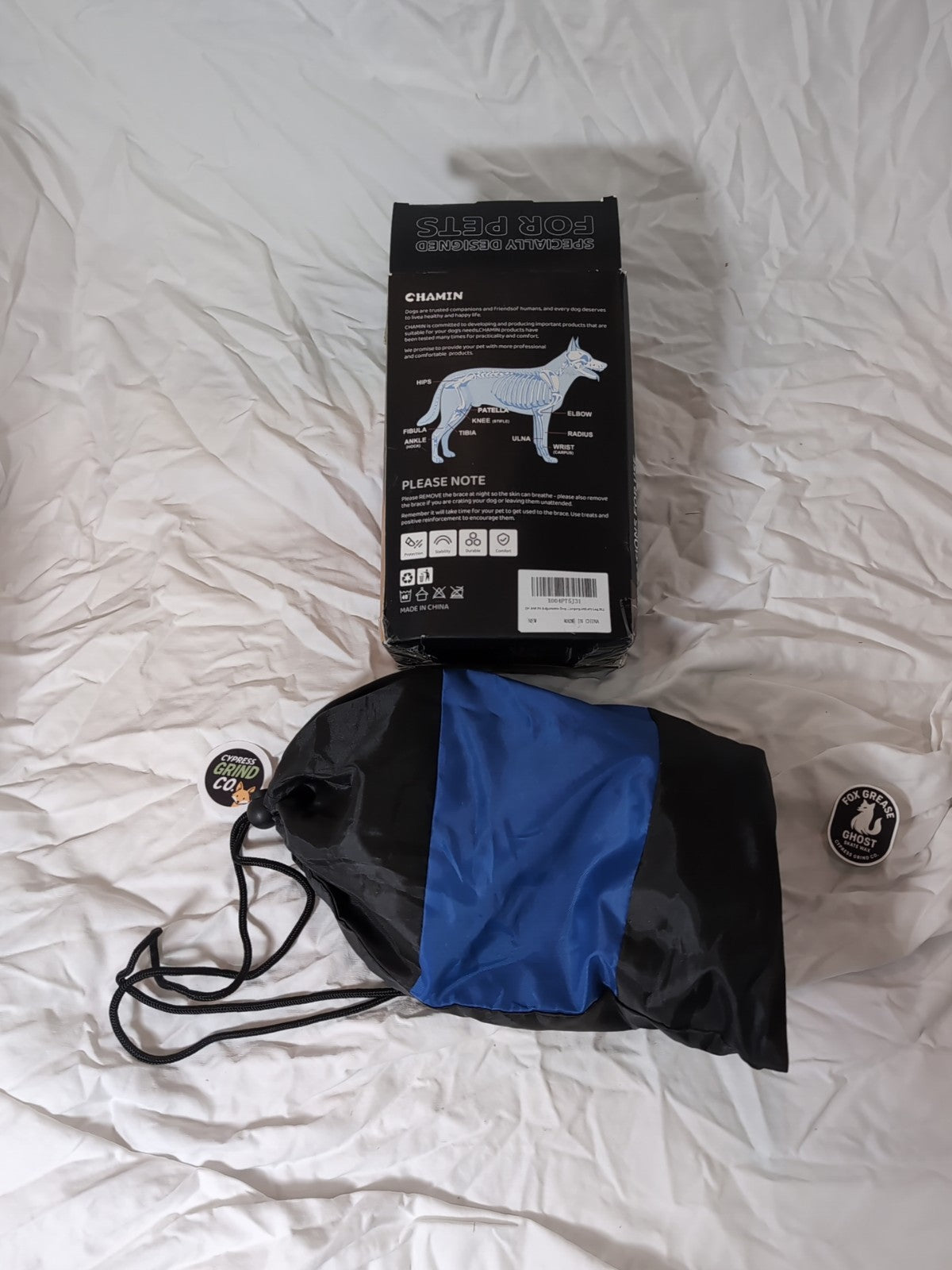 Adjustable Dog Knee Brace for Torn ACL Hind Leg - Rear Leg Limp - (Left Leg, XL)
