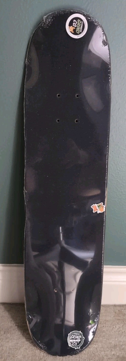 Mini Logo Poison 16 7.5" Skateboard Deck Black Widow – Free Wax + Grip