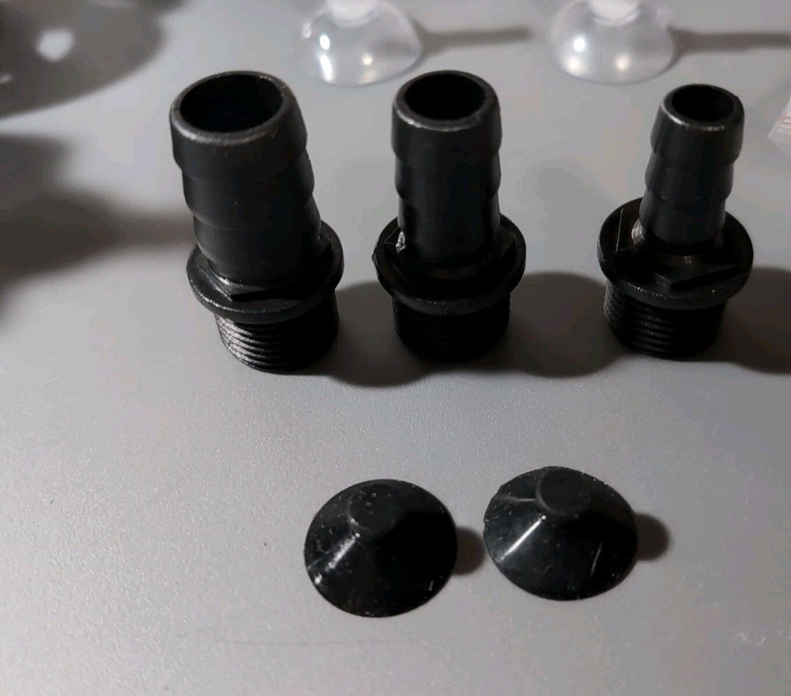 CWKJTOP 400GPH Submersible Water Pump 25W 6.5ft Lift w/ Tubing & Nozzles