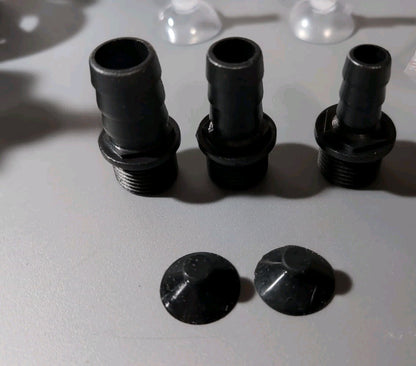 CWKJTOP 400GPH Submersible Water Pump 25W 6.5ft Lift w/ Tubing & Nozzles