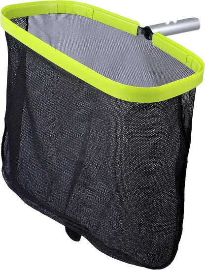 17.5" Pool Leaf Skimmer Net Heavy Duty Double Layer Mesh for Pool, Pond, Spa