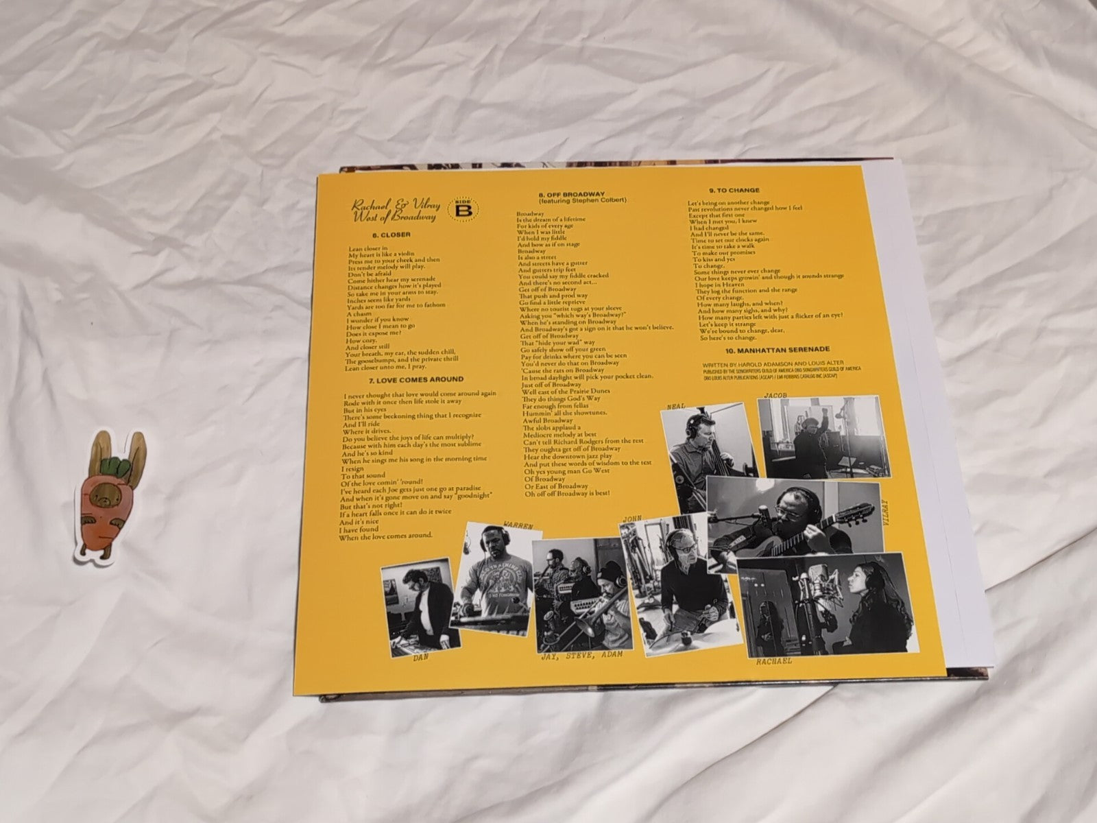 RACHAEL & VILRAY WEST OF BROADWAY NEW LP