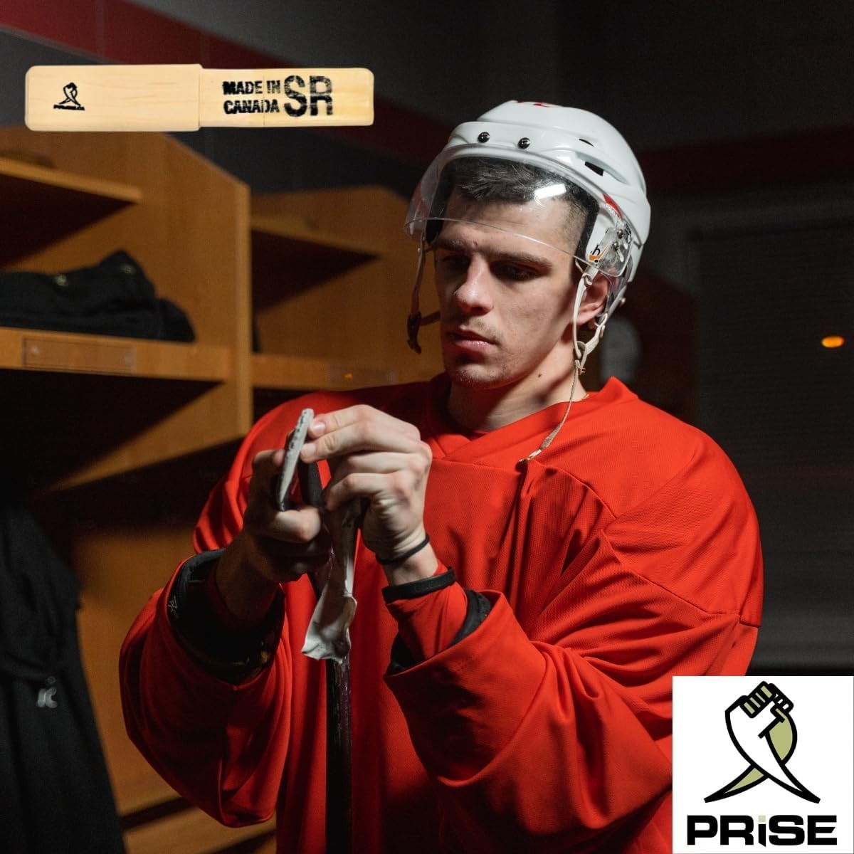 Prise | Solid Hockey Wood Stick Extention That fits All Composite Hockey Sticks.