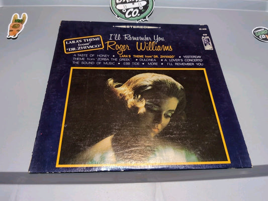 Vintage Roger Williams I'Ll Remember You LP Vinyl Record Album