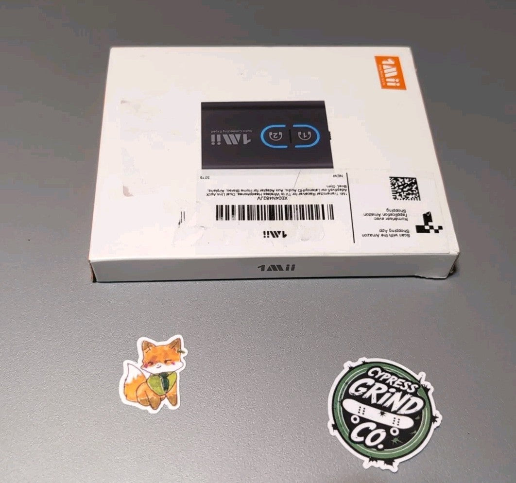 1Mii Bluetooth 5.3 Transmitter Receiver – Dual Link AptX HD/Low Latency AUX