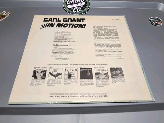 Earl Grant In Motion   Record Album Vinyl LP