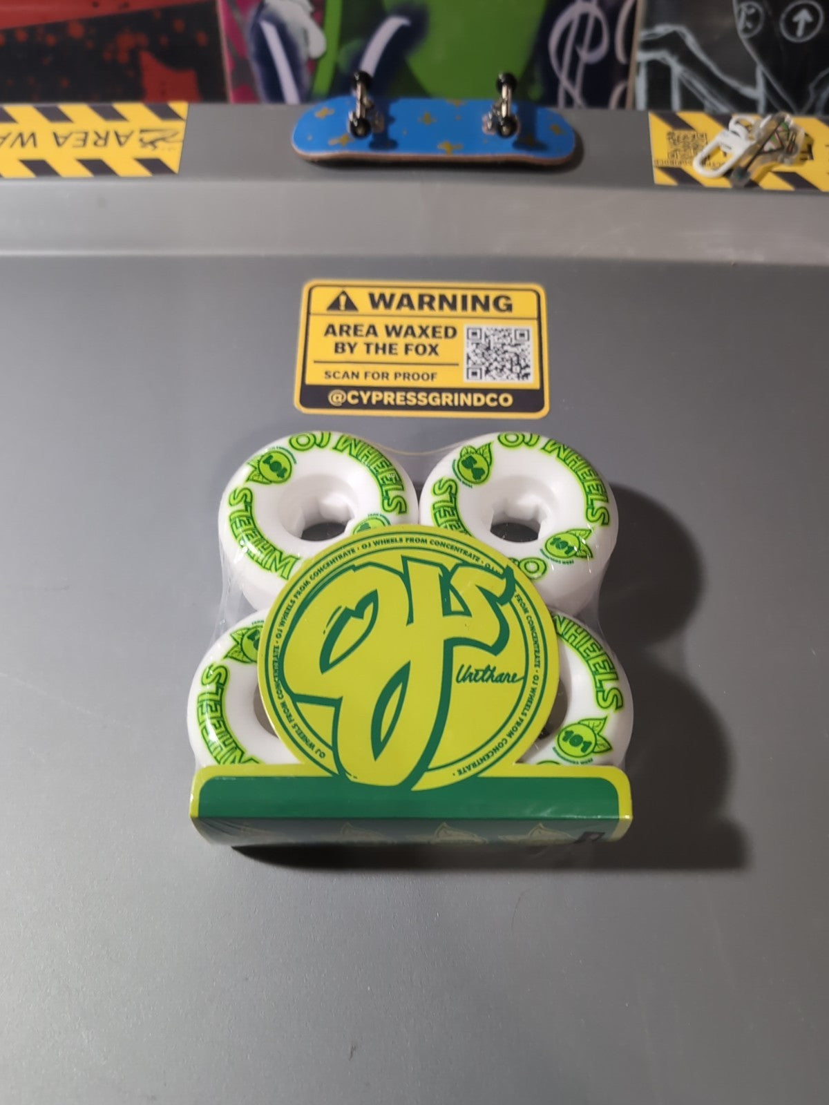 OJ Wheels 54mm 101A Hardline Concentrate Skateboard Wheels Green