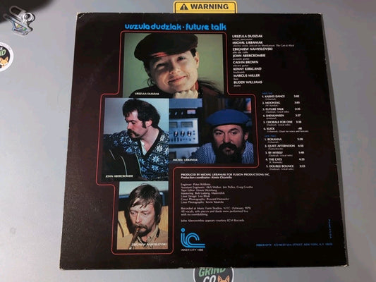 Urszula Dudziak Future Talk LP Vinyl Record Inner City 1066 Jazz Fusion