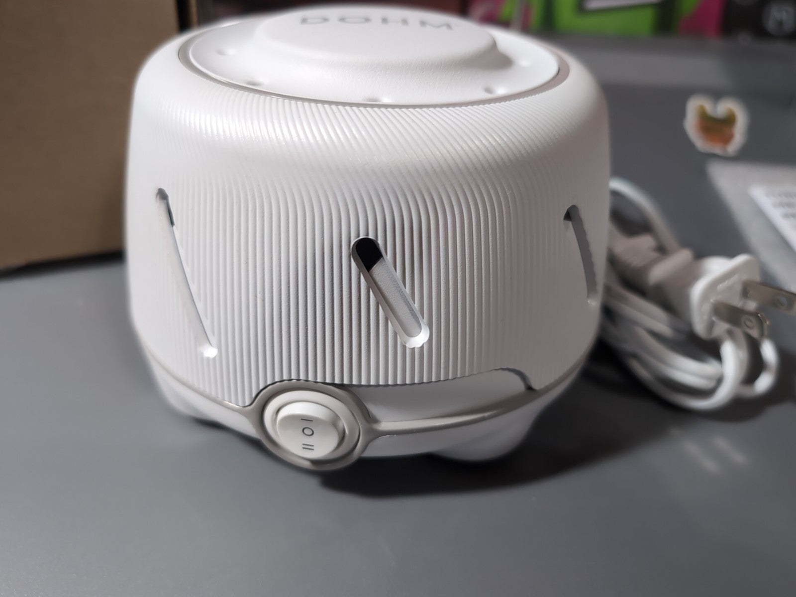 Yogasleep Dohm White Noise Machine White/Gray Original Fan Sound Sleep Aid