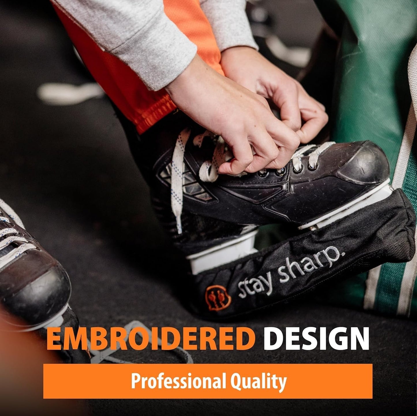 Ice Hockey Skate Guards Soakers Youth Size Y6–4.5 | Stay Sharp Blade Covers