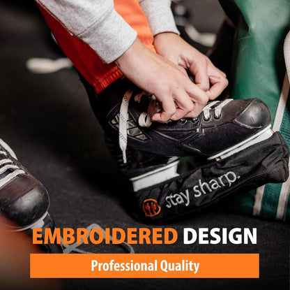 Ice Hockey Skate Guards Soakers Youth Size Y6–4.5 | Stay Sharp Blade Covers