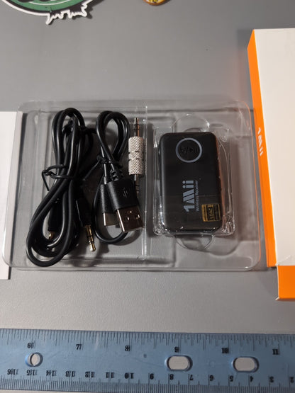 1Mii ML100Pro LDAC Bluetooth 5.3 Aux Adapter Receiver Car Home 10H Battery