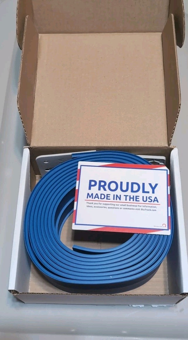 Blu Track Classic 15 Ft Starter Set - 2 Lane wide Flexible Hot Wheels Track