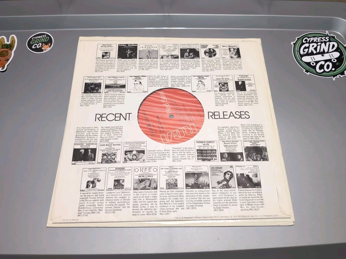 Tomita -  Firebird LP - RCA Red Seal ARL1-1312 - Ambient Electronic 1976 VG+