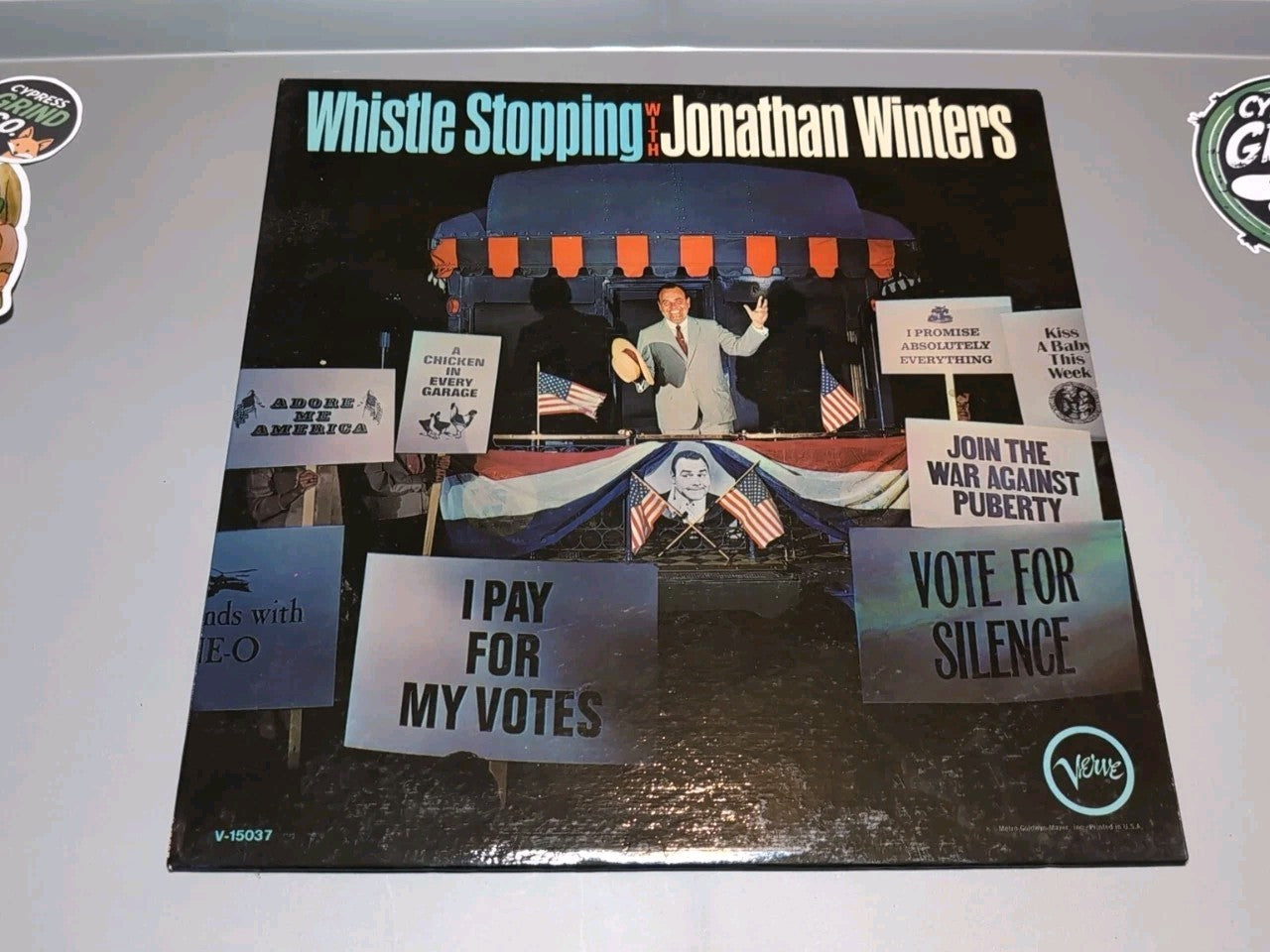 Jonathan Winters Original Mono Lp - Whistle Stopping - Verve Records - 1964