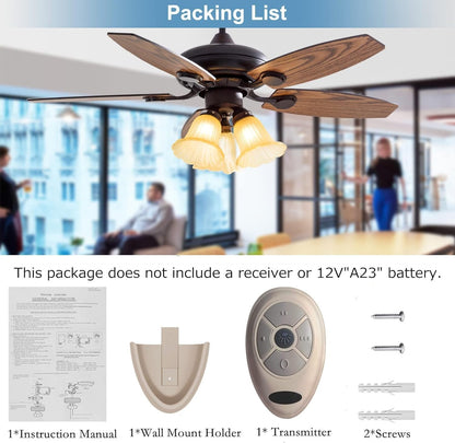 35T1 Ceiling Fan Remote Control Replacement for Harbor Breeze