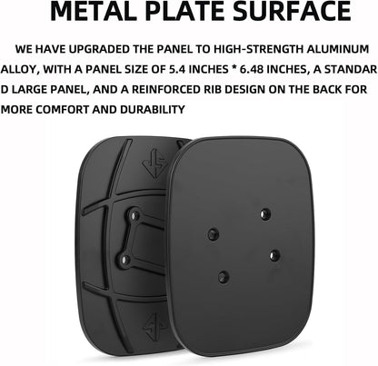 FreeSkates Portable Drift Skates Aluminum Deck 72mm PU Wheels Black