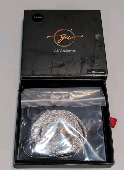 GUCraftsman 5N OFC Silver Plating+Graphene Mixed Braid Sennheiser IE900 3.5mm