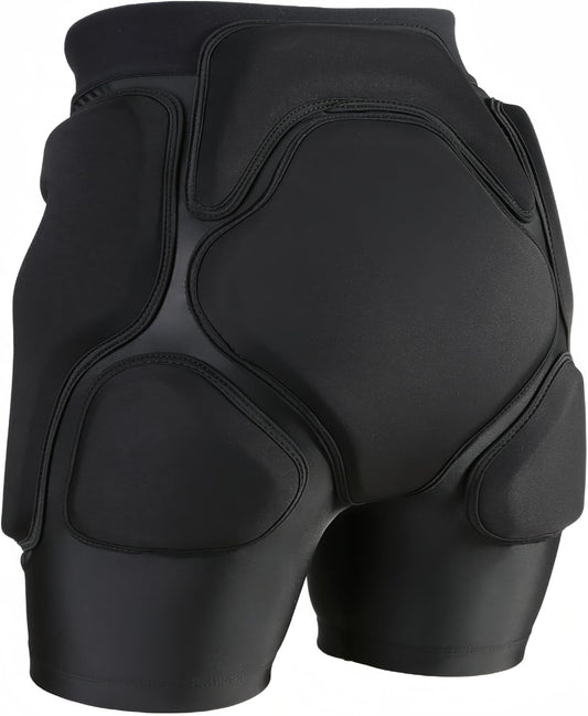 3D Protection Padded Shorts, Hip Butt Tailbone Crash Pad Pants, Small Black NEW