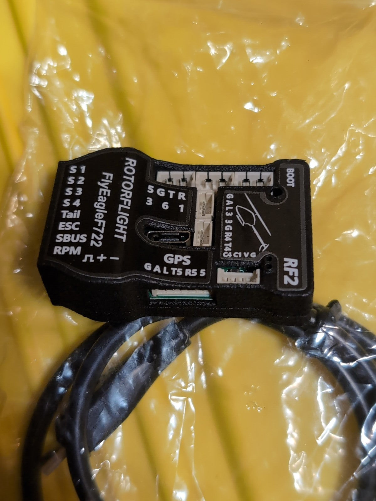 FlyEagle RF2 Flybarless Gyro Stabilizer Flight Controller Rotorflight/Betaflight