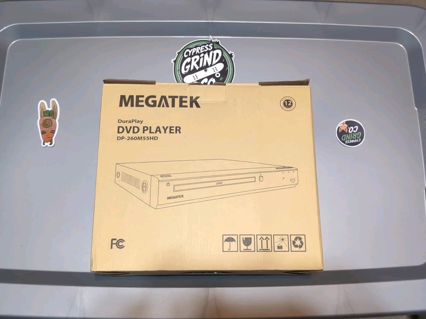 MEGATEK Region-Free HDMI DVD Player – Open Box – Missing RCA Cable – New
