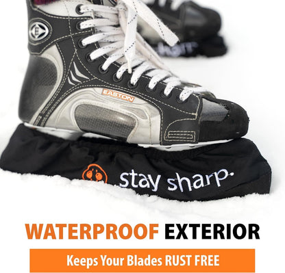 Ice Hockey Skate Guards Soakers Youth Size Y6–4.5 | Stay Sharp Blade Covers