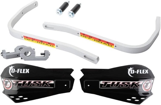 Tusk D-Flex Handguards Black MX Shields | Aluminum Wrap | Fits 7/8" Bars