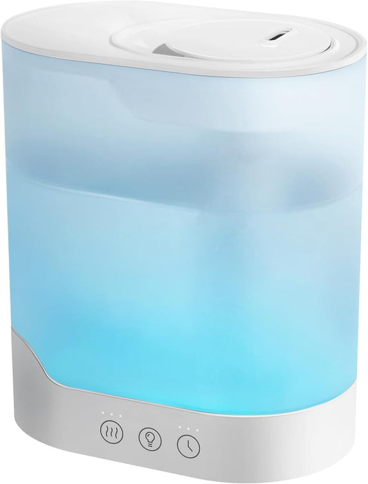 Air Humidifier for Bedroom, 3L Top-Fill Cool Mist