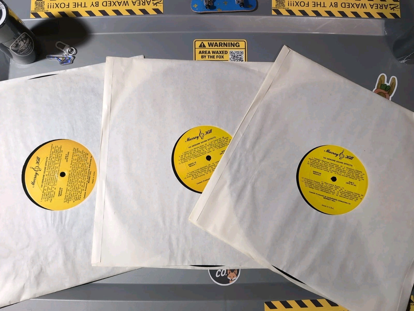 144 GENUINE SOUND EFFECTS 3 LP BOX SET Murray Hill 930625