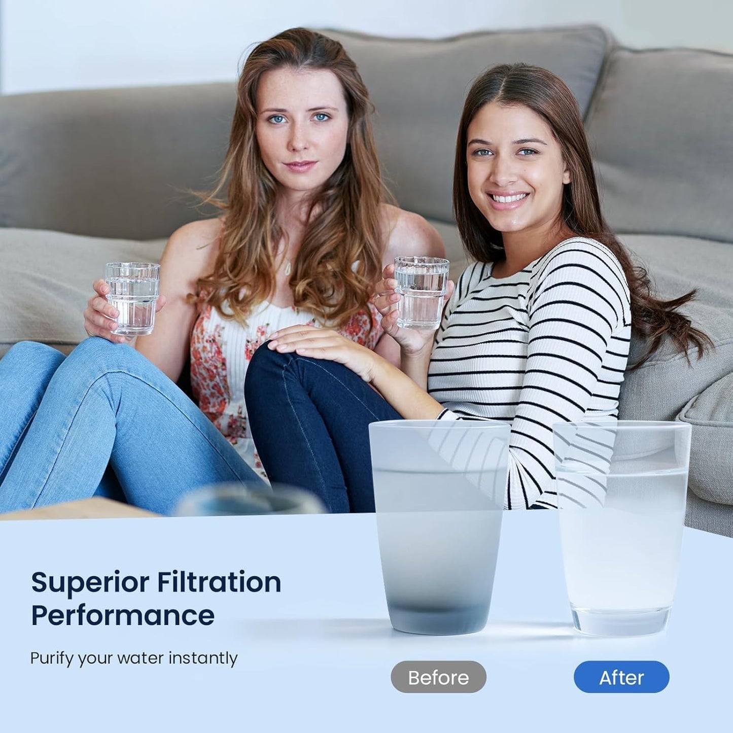GLACIER FRESH Water Filter Replacement for Sub-Zero 4204490, 4290510, 9030868...