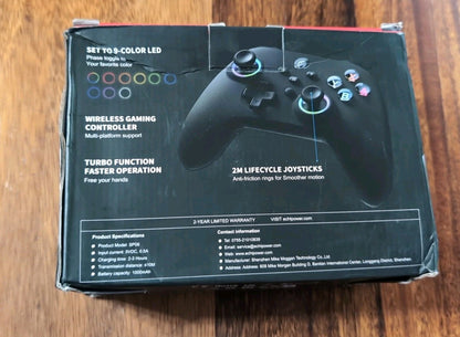  Wireless Switch Controller for Switch/PC/iOS/Android,1000mAh Switch Pro Black